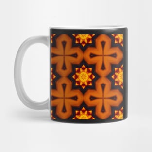 Orange and Black Monarch Butterfly Pattern 12 Mug